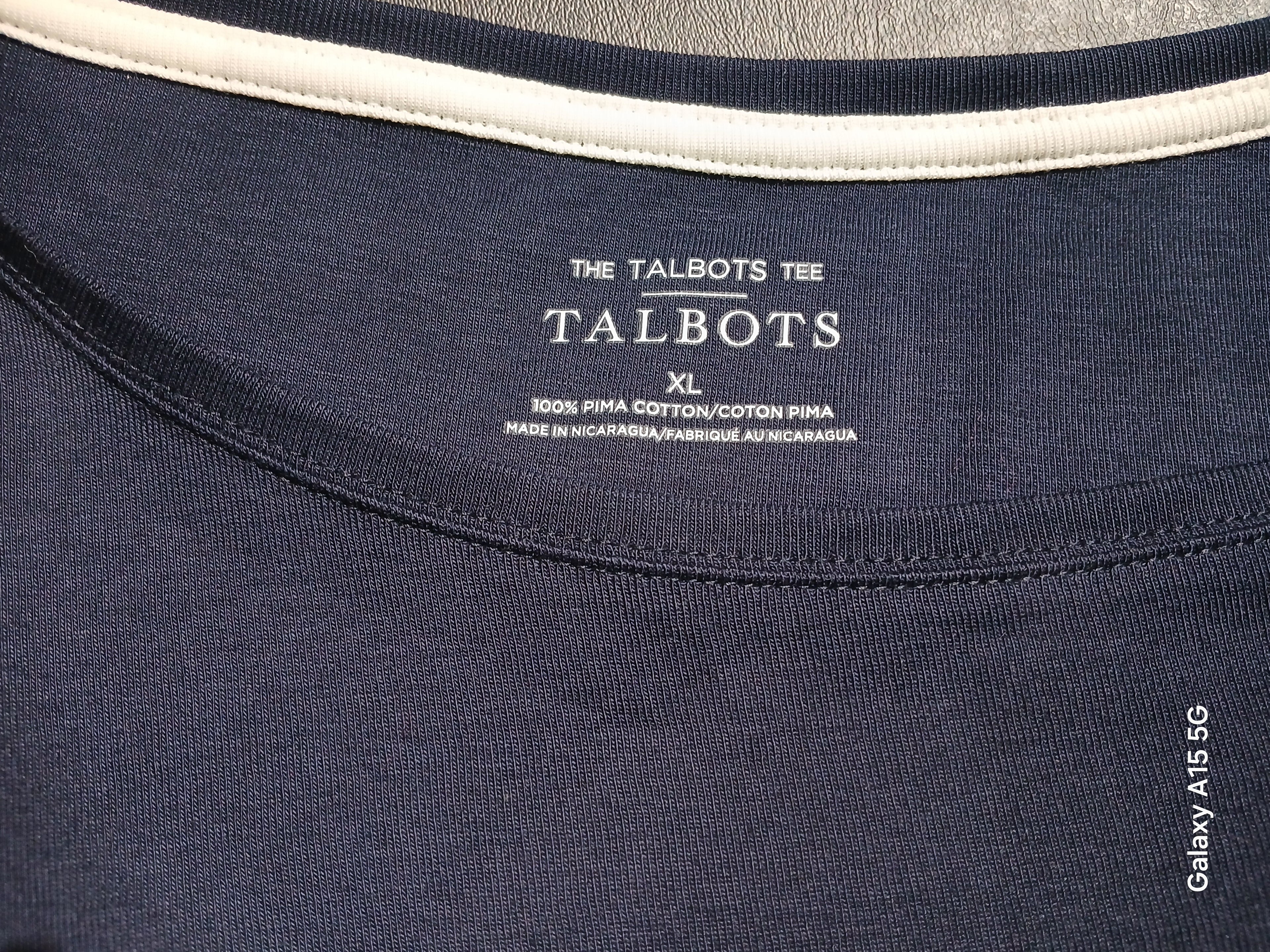 Talbots Long Sleeve Navy Cotton Tee Shirt