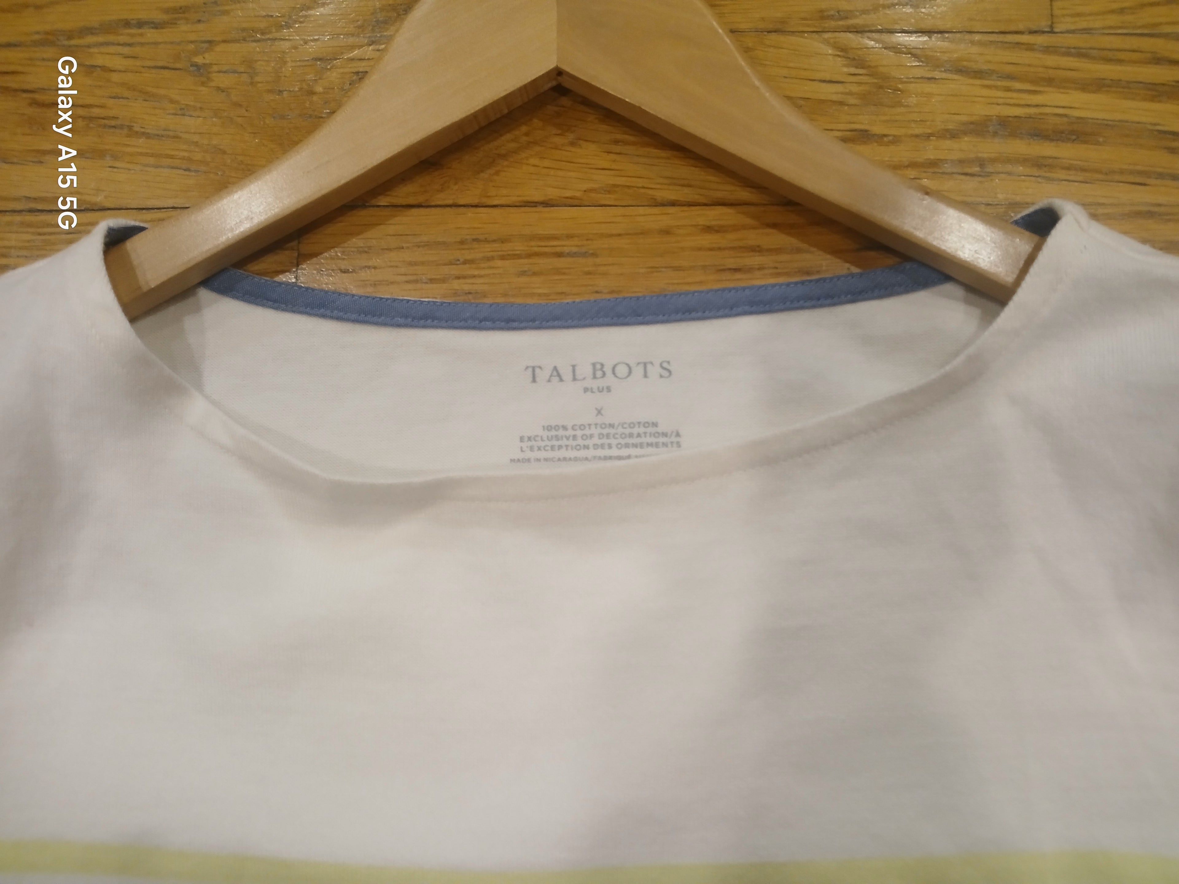 Talbots Long Sleeve Striped Tee Shirt