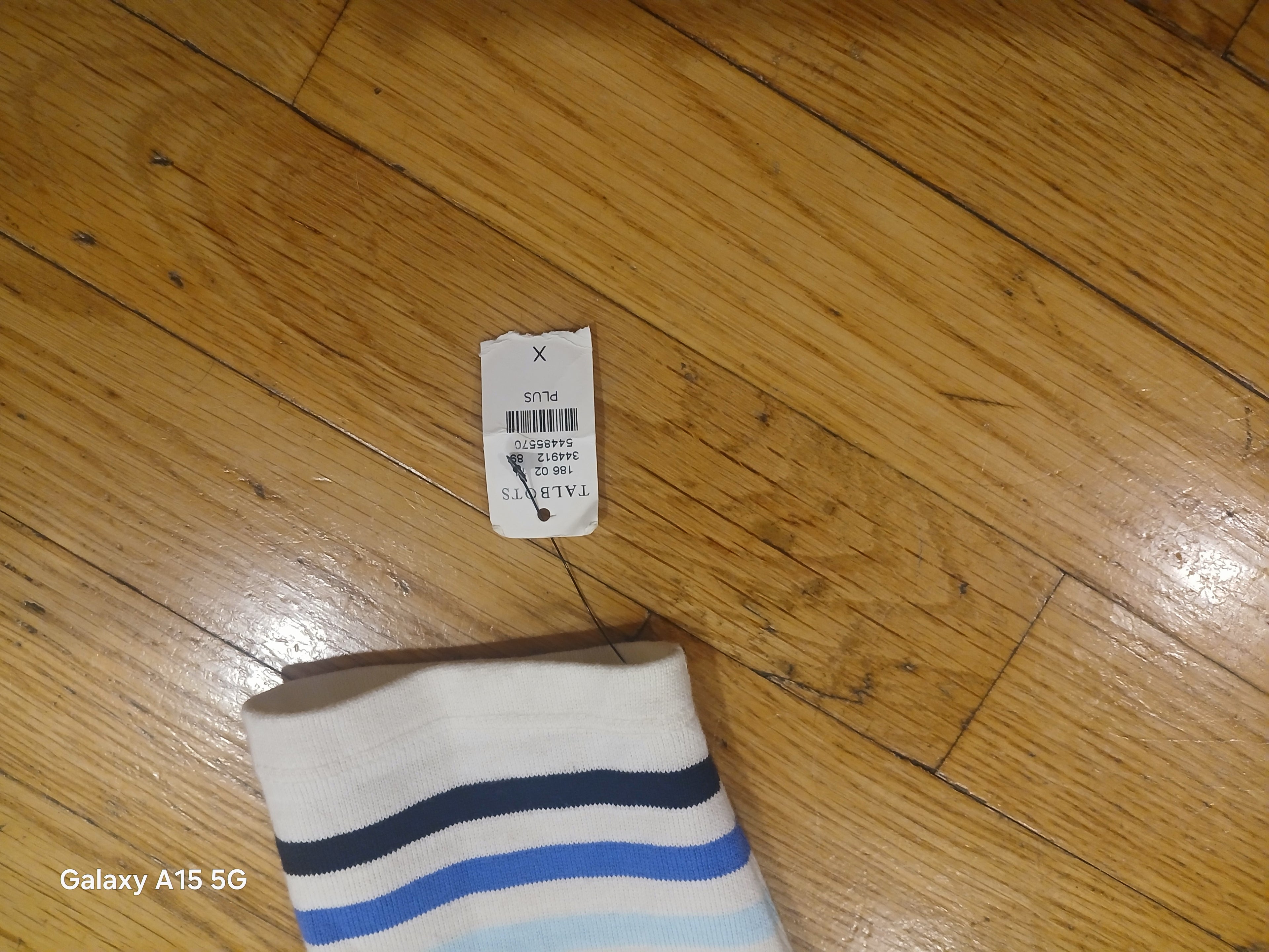Talbots Long Sleeve Striped Tee Shirt