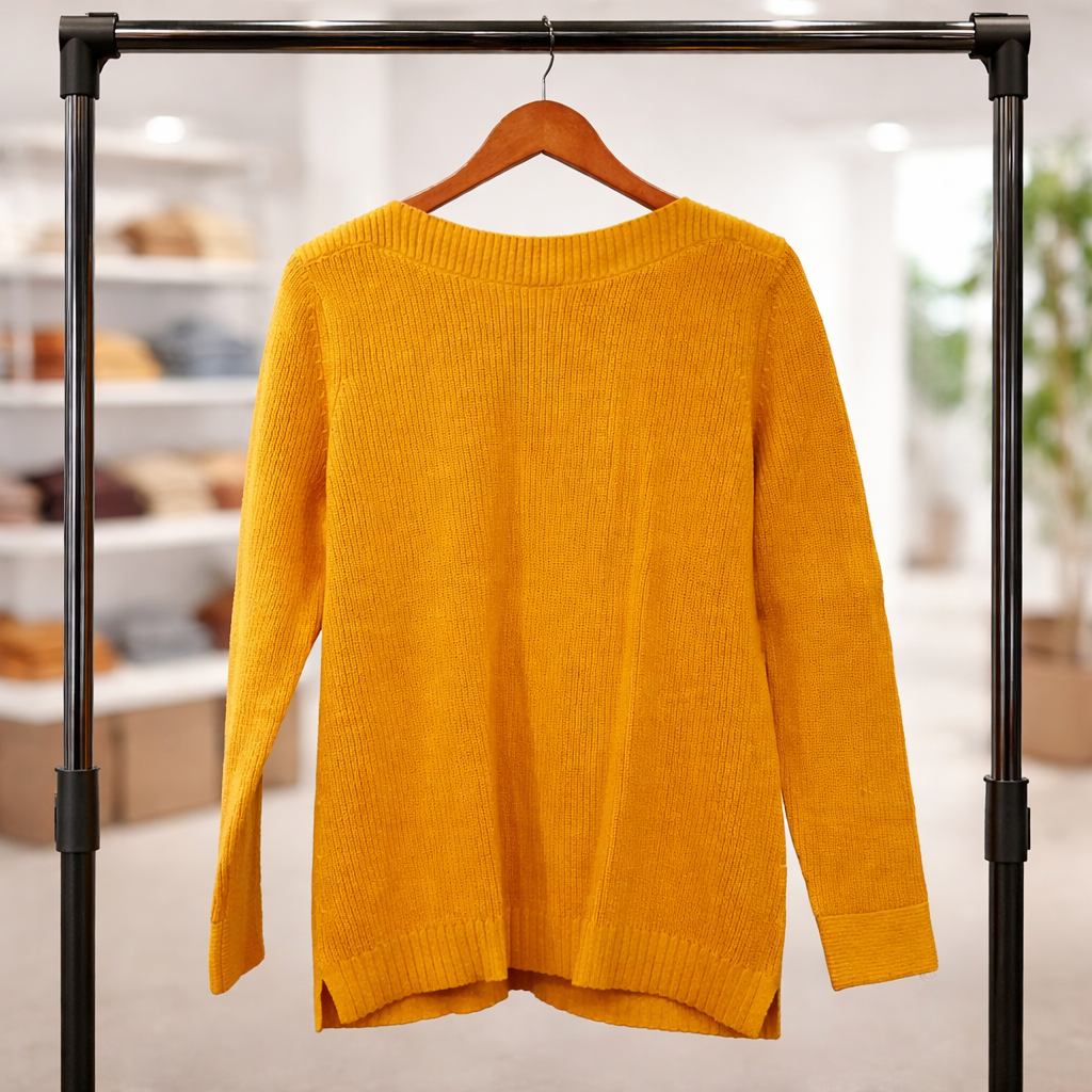 Talbots Long Sleeved Yellow Sweater