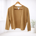 Potpourri Long Sleeved Sweater Shrug -- Mustard