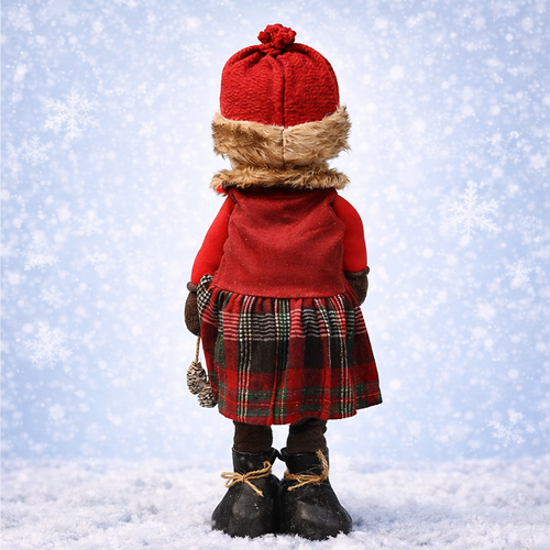 Christmas MerryBrite Snowgirl Decor