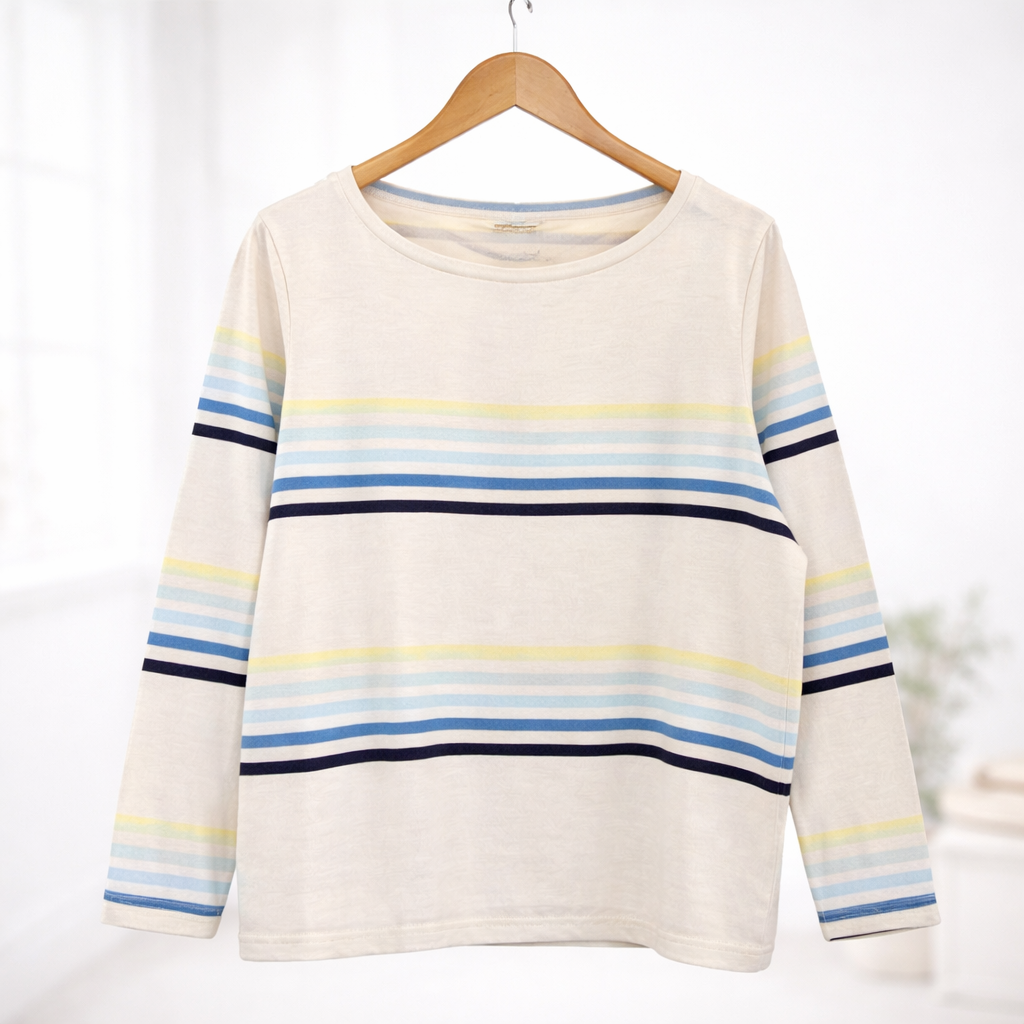 Talbots Long Sleeve Striped Tee Shirt
