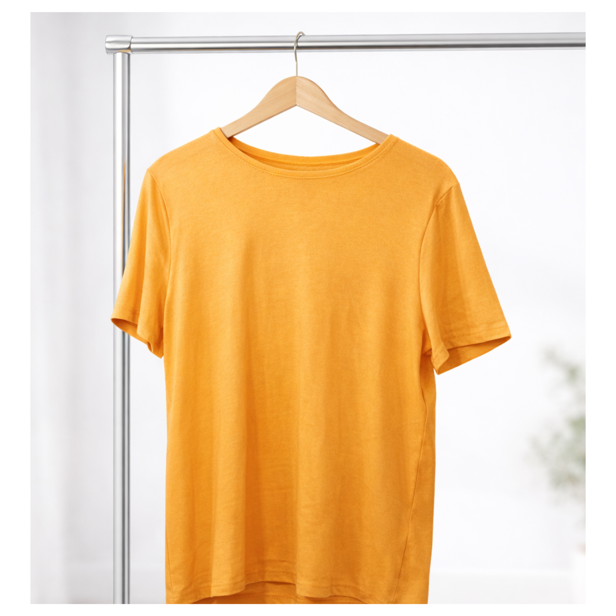 Talbots Short Sleeve Orange Cotton Tee